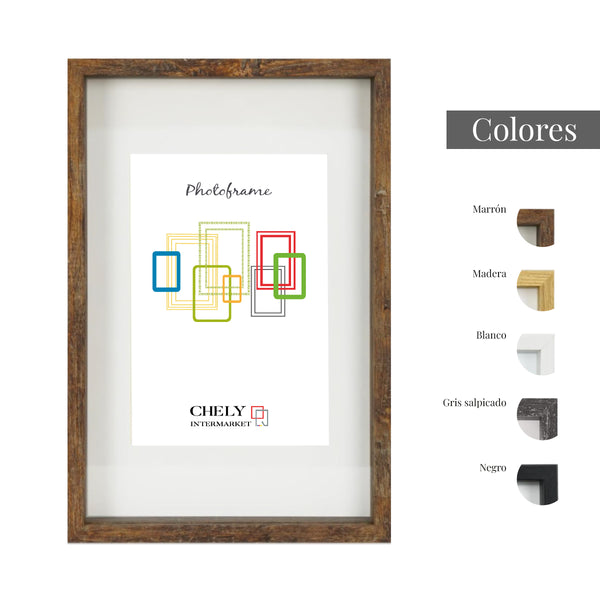 MARCOS DE FOTOS CON PROFUNDIDAD MOD-3503 (INCLUYE PASPARTÚ)