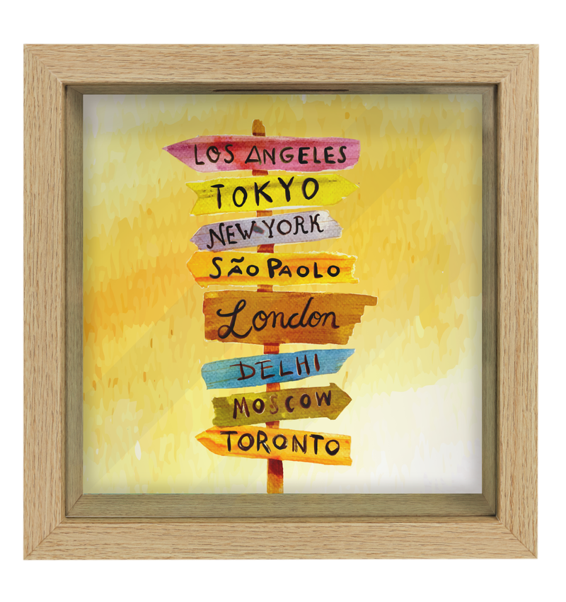 MARCO HUCHA MADERA PERSONALIZABLE 14.5x14.5cm