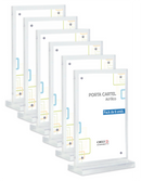 PORTA CARTEL METACRILATO CON IMÁN