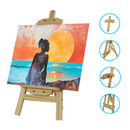 Caballete de pintura de madera de Haya Macisa