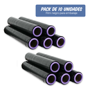 CHELY INTERMARKET Film de embalar Uso industrial y para paletizar, rollo de plástico negro