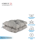 COJINES PARA SILLAS / 5 PESPUNTES