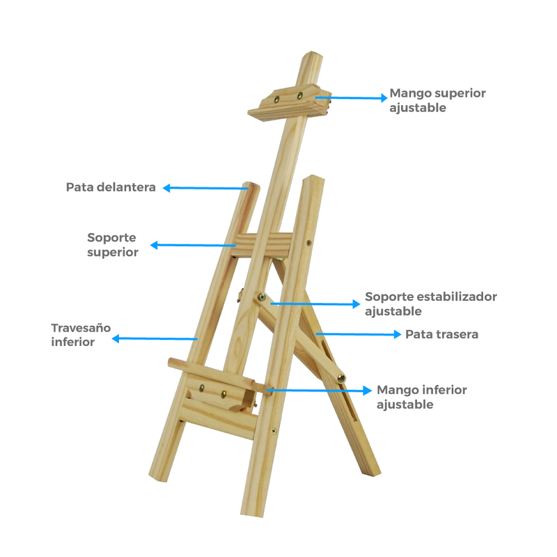 CABALLETE PINTURA DE MADERA