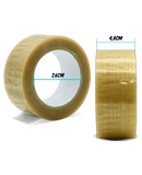 Cinta adhesiva transparente para embalaje y mudanza