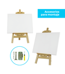 Caballete de pintura de madera de Haya Macisa