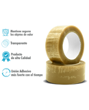 Cinta adhesiva transparente para embalaje y mudanza