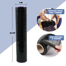 CHELY INTERMARKET Film de embalar Uso industrial y para paletizar, rollo de plástico negro