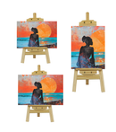 Caballete de pintura de madera de Haya Macisa