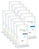 PORTA CARTEL METACRILATO CON IMÁN