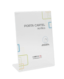 PORTA CARTEL METACRILATO