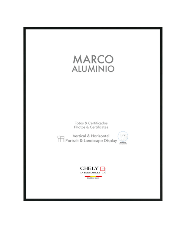 Chely Intermarket | 18B2A | Marco multifotos Pared/Blanco/Set de 10 Marcos  Mod-316 (10x15cm(x4)-13x18cm(x4)-20x25cm(x2)). Portafoto de PVC con Vidrio.