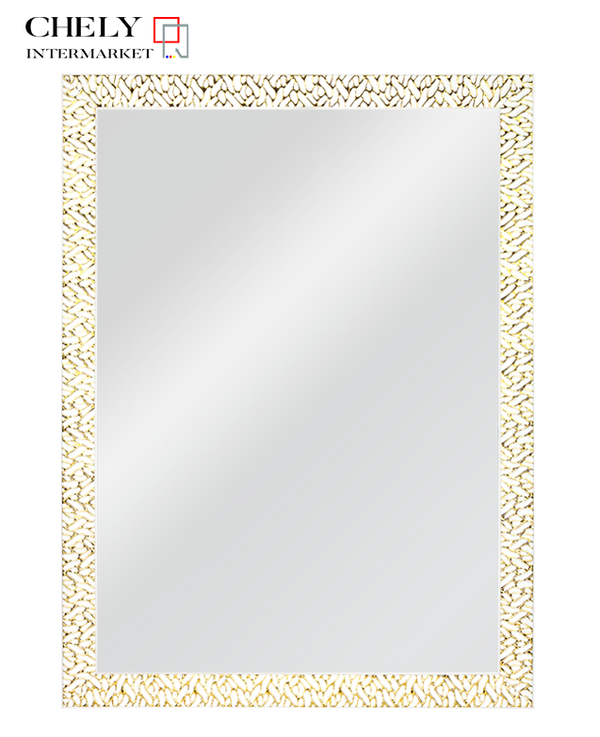 Espejo decorativo de 40x50cm con marco de 4cm SKU 14 – Fábrica Galería