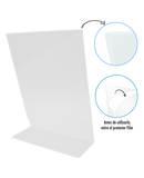 PORTA CARTEL METACRILATO