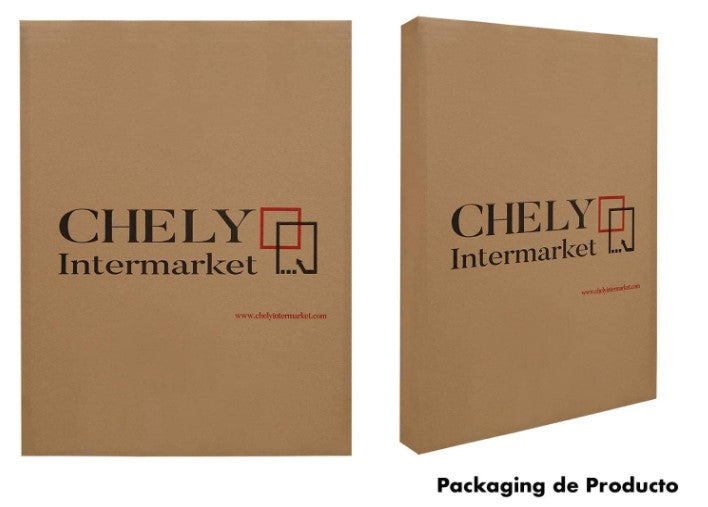 Chely Intermarket | 31C1D | Marco de Fotos 60x90 cm (Cerezo) MOD-272 Estilo  galería | Marco de Madera para Decoración de Casa | Fotografías de Boda 