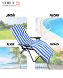 COJÍN DE EXTERIOR ACOLCHADO PARA TUMBONAS Y SILLAS DE JARDÍN