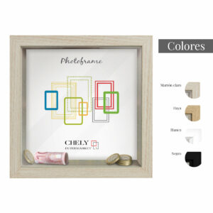 MARCO MOD3686 HUCHA MADERA PERSONALIZABLE 14.5x14.5cm