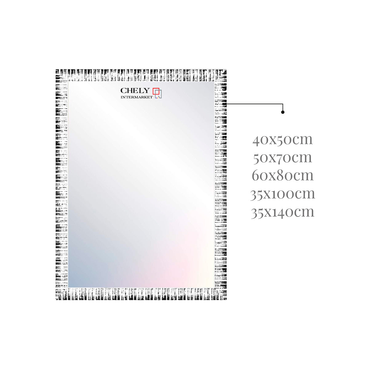 ESPEJO DE PARED CUERPO ENTERO MOD-139 - Imagen 2
