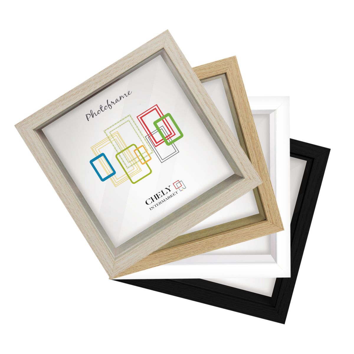 MARCO MOD3686 HUCHA MADERA PERSONALIZABLE 14.5x14.5cm - Imagen 3