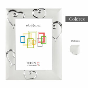 Portafoto de metal, moldura 3287