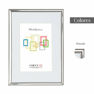 Portafoto de metal, moldura 3325