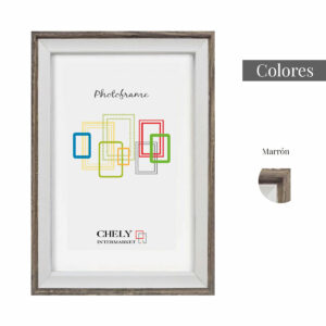 Portafoto de madera, moldura 394