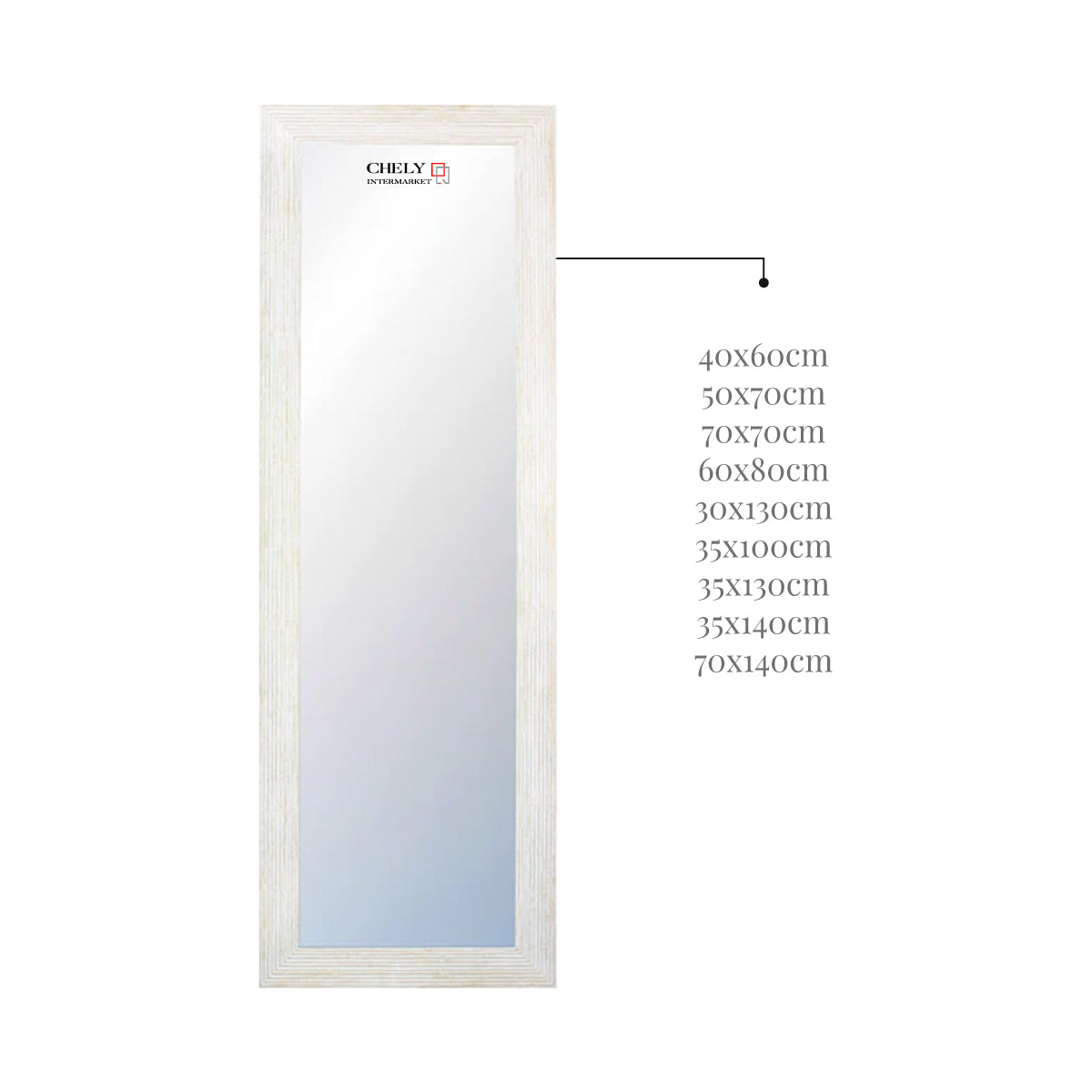 ESPEJO DE PARED CUERPO ENTERO MOD-110 - Imagen 2