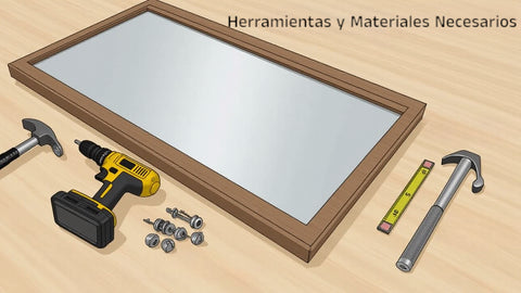Herramientas-y-Materiales-Necesarios-para-colgar-un-espejo-en-la-pared