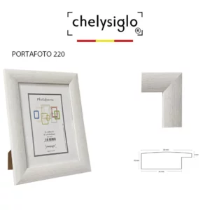 Portafoto de madera, moldura 220