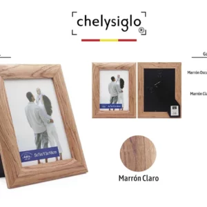 Portafoto de madera, moldura 3501