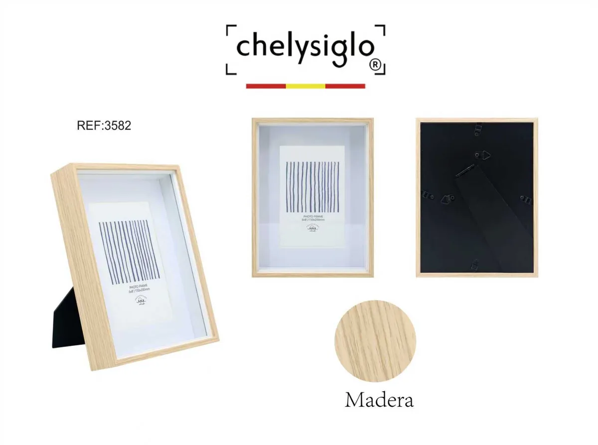 Portafoto de madera, moldura 3582