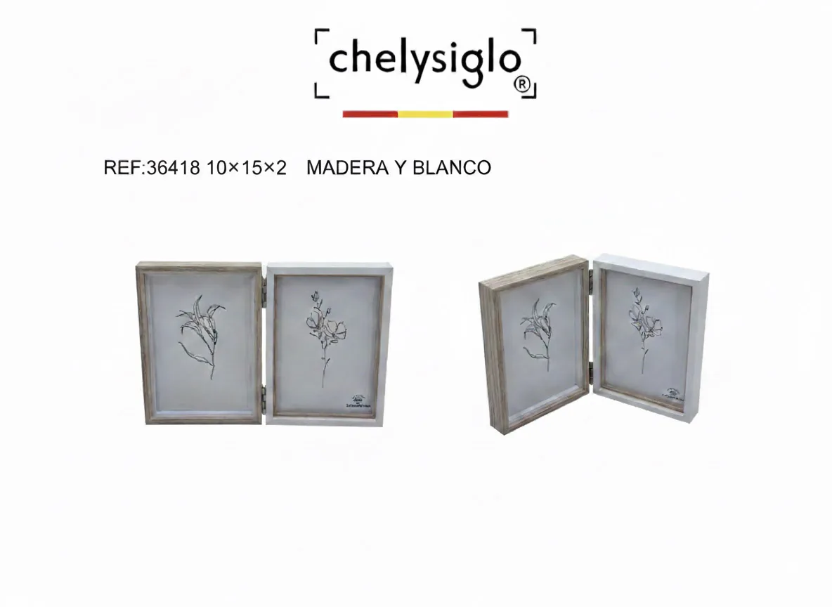 Marco multifotos, moldura MARCOS DOBLES 双页相框 - Imagen 7